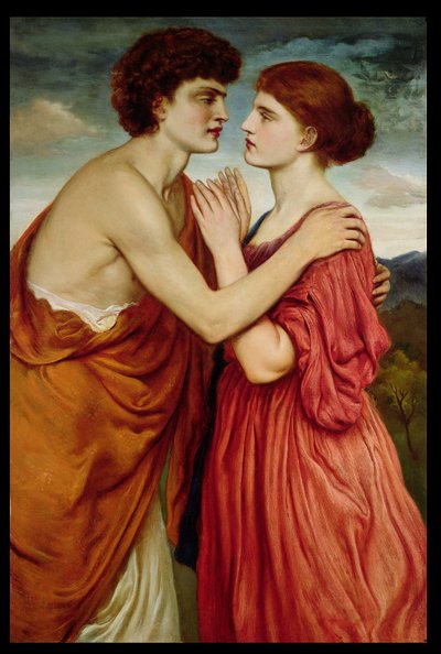 Isaac y Rebeca de Simeon Solomon
